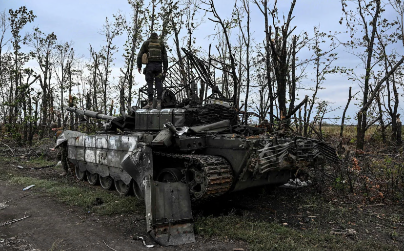 Destroyed Russian Tank